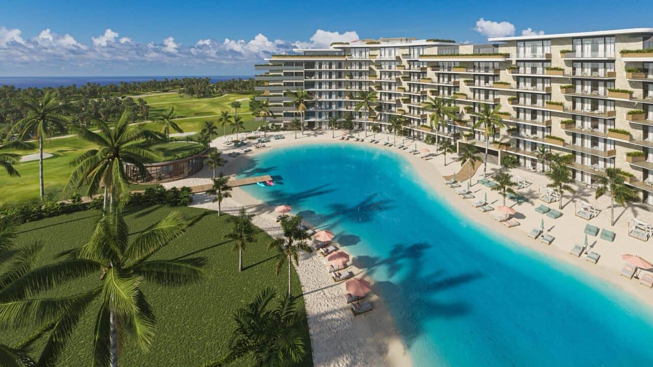 Oceanfront resort